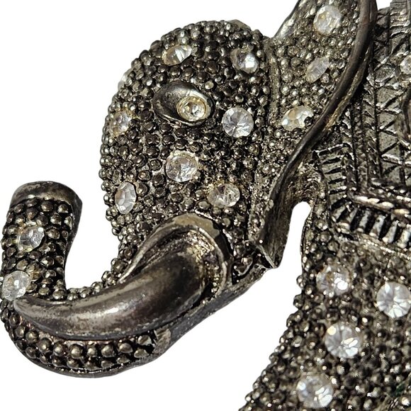 Vintage African Elephant Pendant Ethnic Rhinestone DIY Fashion Jewelry Women - Picture 2 of 5